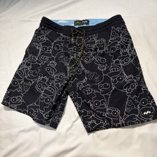 Limited Billabong x Bart Simpson Boardshorts Swim Trunks Black Size 30 Preowned  picture