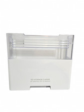 Kenmore Elite Refrigerator Ice Bucket Bin Container Assembly AKC72949302 White picture