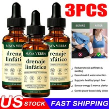 3X Mayaverra Lymphatic Drainage Drops,Natural Original picture