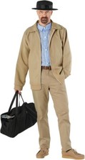 Mens Breaking Bad Walter Costume Beard Glasses Adult Chemist M - 3XL Halloween picture