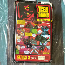 Bandai Teen Titans Go Series 3 Set 9 Robin Beast Boy Raven w/ Comic picture