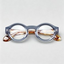 Acetate Retro Round Reading Glasses Full Rim Women Men Readers Eyeglass Frames picture