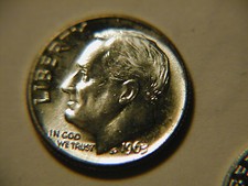 1963-d Roosevelt Dime BU uncirculated gem picture