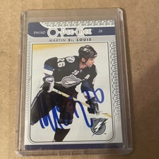 Martin St. Louis signed hockey card…Plus others. Please Choose.#5E. picture