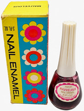 Vintage Avon Mauvelous Nail Enamel .5 oz NOS New Old Stock Original Box picture