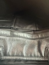 Coach Black Men’s Large Briefcase/Document Case Shoulder Strap Zip Closure picture