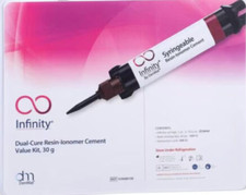 DenMat Infinity Dual Cure Ionomer Cement 3 Syringes 10gr - VALUE KIT picture