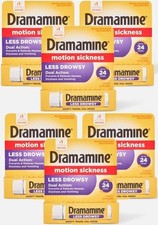 6 ct Dramamine All Day Less Drowsy Motion Sickness Relief 8 ea Sensitive Stomach picture