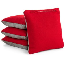All Weather Pro Style Cornhole Bags - 4 Stick & Slick - Suede & Duck Canvas Bags picture