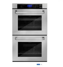 Hallman 30 Inch Convection Double Electric Wall Oven Self-cleaning (Stainless picture