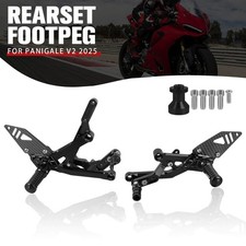 For Ducati Panigale V2 V2S 2025-26 Adjustable Rearsets FootPegs Foot Pegs Pedal picture