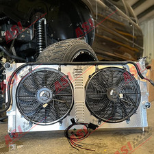 For 1994-2002 2001 Dodge Ram Cummins 2500/3500 5.9L L6 3 Row Radiator+Shroud Fan picture