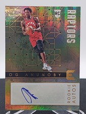 2017-18 Panini Essentials OG Anunoby #213 Rookie Auto Finals Tip 68/99 SP picture