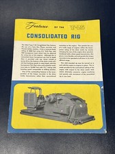 VTG 1940s National Supply Co Products Features T-25 Consolidated Rig Manual Book picture
