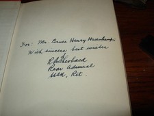 Signed Book By WWII Navy Rear Admiral-Pearl Harbor-Robert Theobald April 1954 picture