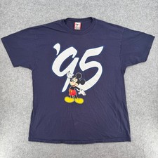 Vintage Disney Mickey Mouse Shirt Large/X-Large '95 Disneyland 90s picture