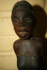 RARE OLD SAKALAVA ANCESTOR FIGURE MADAGASKAR 1930-1940. MATERNITY picture