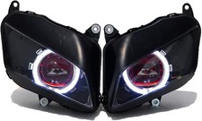Halo Assembly Headlight Red Devil White Angel Eye For Honda CBR600RR 2007-2012 picture