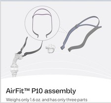 New ResMed  Headgear AirFit P10 fro Her Purple Series Replacement p/n 62936 picture