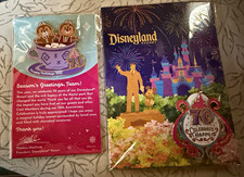 Disneyland 70th Anniversary Cast Member Pin Lot Celebrate Happy & Holiday 2025 picture