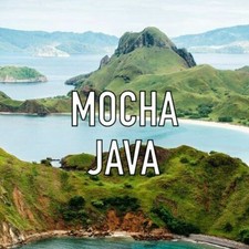 Mocha Java Arabica Coffee Beans Medium & Dark Roast Mixture 5lb Bulk Blend  picture