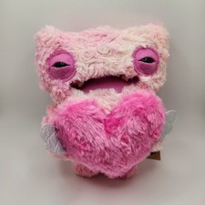 Fuggler 2025 Love Fugg Wide-Eyed Weirdo Pink Heart Plush Zuru picture