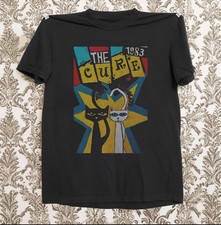 Vtg The Cure Lovecats 1983 Gothic Rock Band T-Shirt Black S-5XL picture