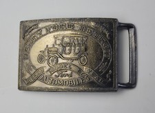 Vintage Ford Model T Antique Car Auto Belt Buckle Heny Ford Auto Detroit NOS picture