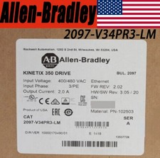 2097-V34PR3-LM Kinetix 350 Servo Driver New Factory Sealed AB 2097V34PR3LM NEW picture