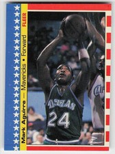 1987-88 Fleer #9 Mark Aguirre BASKETBALL Dallas Mavericks picture