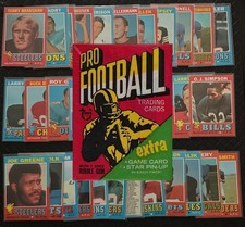 1971 Topps NFL FOOTBALL Trading Card Complete Your Set U Pick Terry Bradshaw 2/2 picture