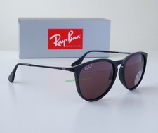 Ray-Ban Erika RB4171 601/5Q Polarized Sunglasses Lens Purple / Black Frames 54MM picture