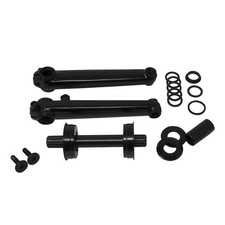 Bicycle 3PC CR-MO Crank Set 175mm USA/BB 8t BMX MTB Bike Black picture