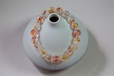 10mm Natural AAAA+ Koi Hematoid Quartz Beaded Bracelet | 红黄锦鲤胶花手串 picture