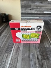 Sylvania 100W Light Bulbs 8 Pack New Double Life picture