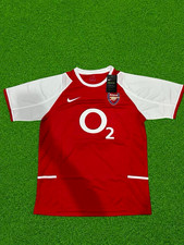 RETRO NIKE ARSENAL 2002/2003 THIERRY HENRY 14 HOME FOOTBALL JERSEY SIZE- L picture