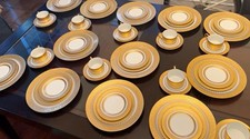 RARE Faberge Imperial Heritage White Gold 36 Pc China Set picture