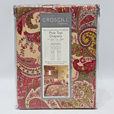 VTG Y2K New in Package Croscill Ponzio Pole Top Drapes 82