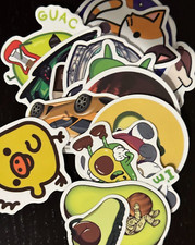 Lot 5 Random Vinyl Decals for Skateboard Laptop Water Bottle Stickers picture