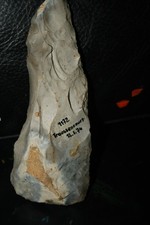RARE NEANDERTHALER SILEX KNIFE FOUND FRANCE 1974 100-150 K      TROUSSENCOURT picture