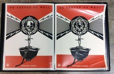 Shepard Fairey - Set 2 prints - Rare - Disposable Heros - 2012 - SN - Sold Out picture