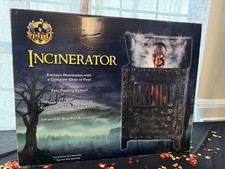 RARE Spirit Halloween Incinerator Furnace Corpse Zombie Gemmy Prop Brand New picture