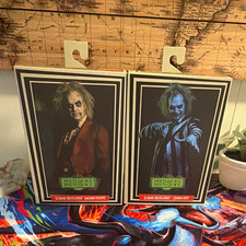 NECA Beetlejuice Ultimate Action Figure Lot - Tourist Suit & Red Tuxedo (BOTH) picture