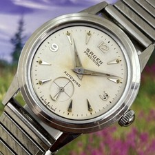 Vintage 1960’s Man’s GRUEN PRECISION Autowind Run’s Excellent Serviced& WARRANTY picture