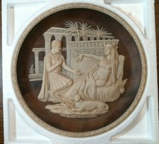 Incolay Studios Antony and Cleopatra Carl Romanelli Decorative Plate, NEW in box picture