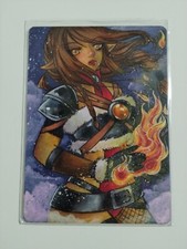 2022 Perna Studios Sketch Card 1/1 Elementals 2 METAL Jaime Joslyn Fire Chase picture