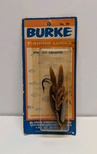NOS Vintage Burke Fishing Lures Spin Cast Crawfish #99 picture