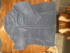 Columbia Men’s Blue Full Zip Fleece Jacket Stand-Up Collar Pockets Logo picture