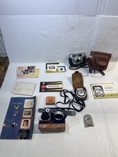 Vintage Kodak Signet 35 Rangefinder Camera Ektar 44mm f/3.5 Case Accessories Lot picture