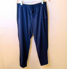 GapFit Women's Navy Jogger Pants Size M Drawstring Elastic Waist Pockets picture
